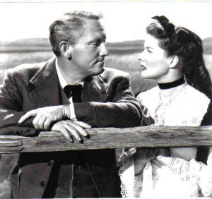 Spencer Tracy and Katharine Hepburn